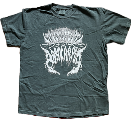 ariocarpusgreen br00t4l ARIOCARPUS TEE (hash green)